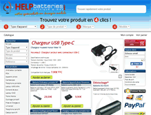Tablet Screenshot of helpbatteries.com